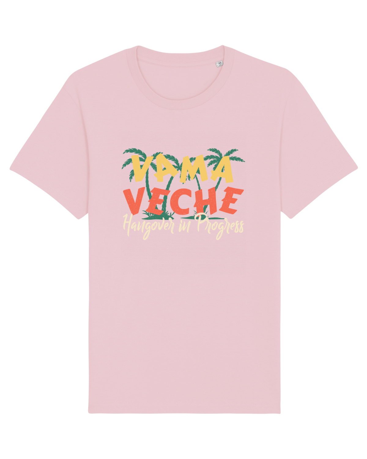 Tricou mânecă scurtă Unisex Rocker Cotton Pink