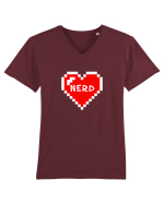 Nerd Tricou mânecă scurtă guler V Bărbat Presenter