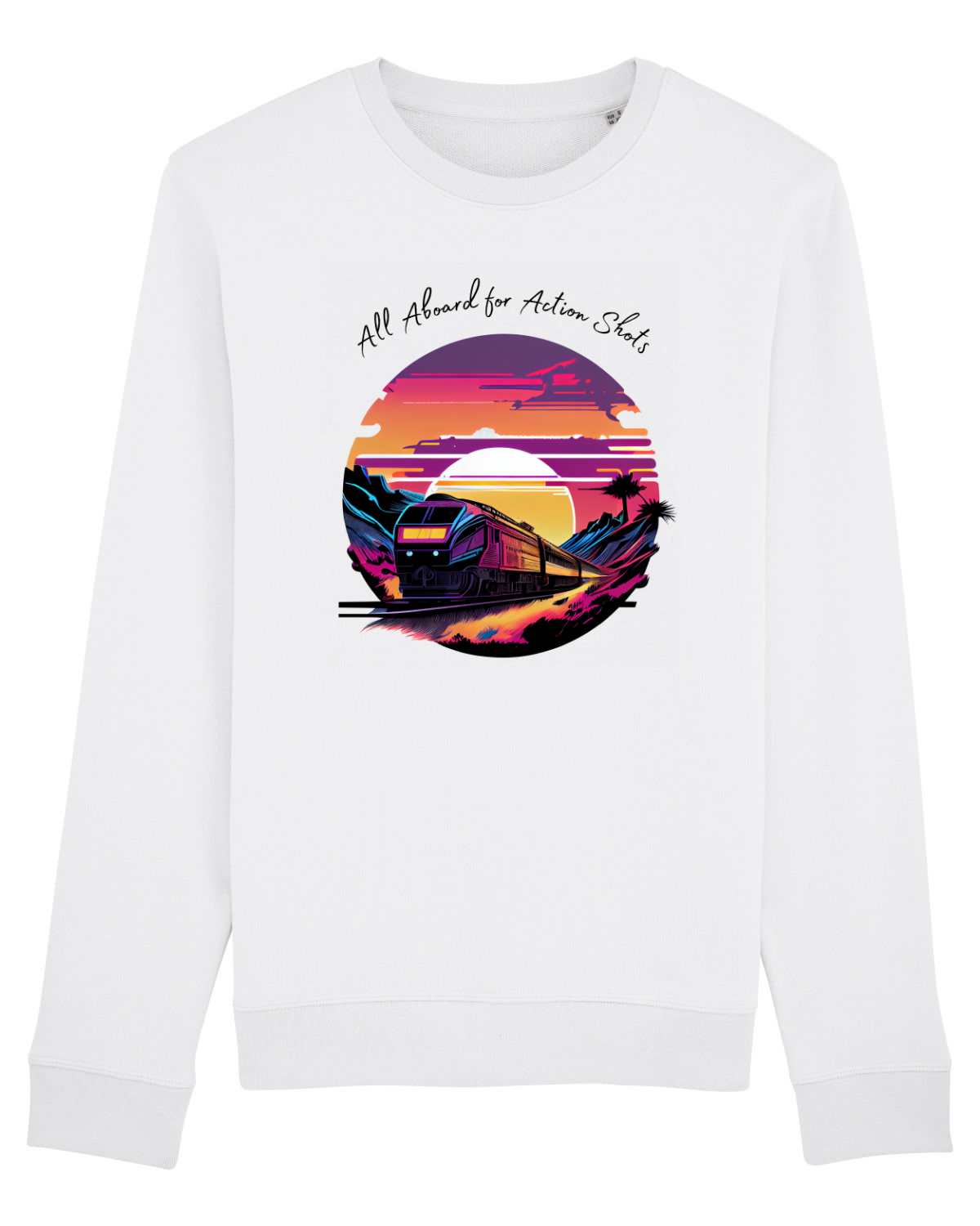 Bluză mânecă lungă Unisex Rise White