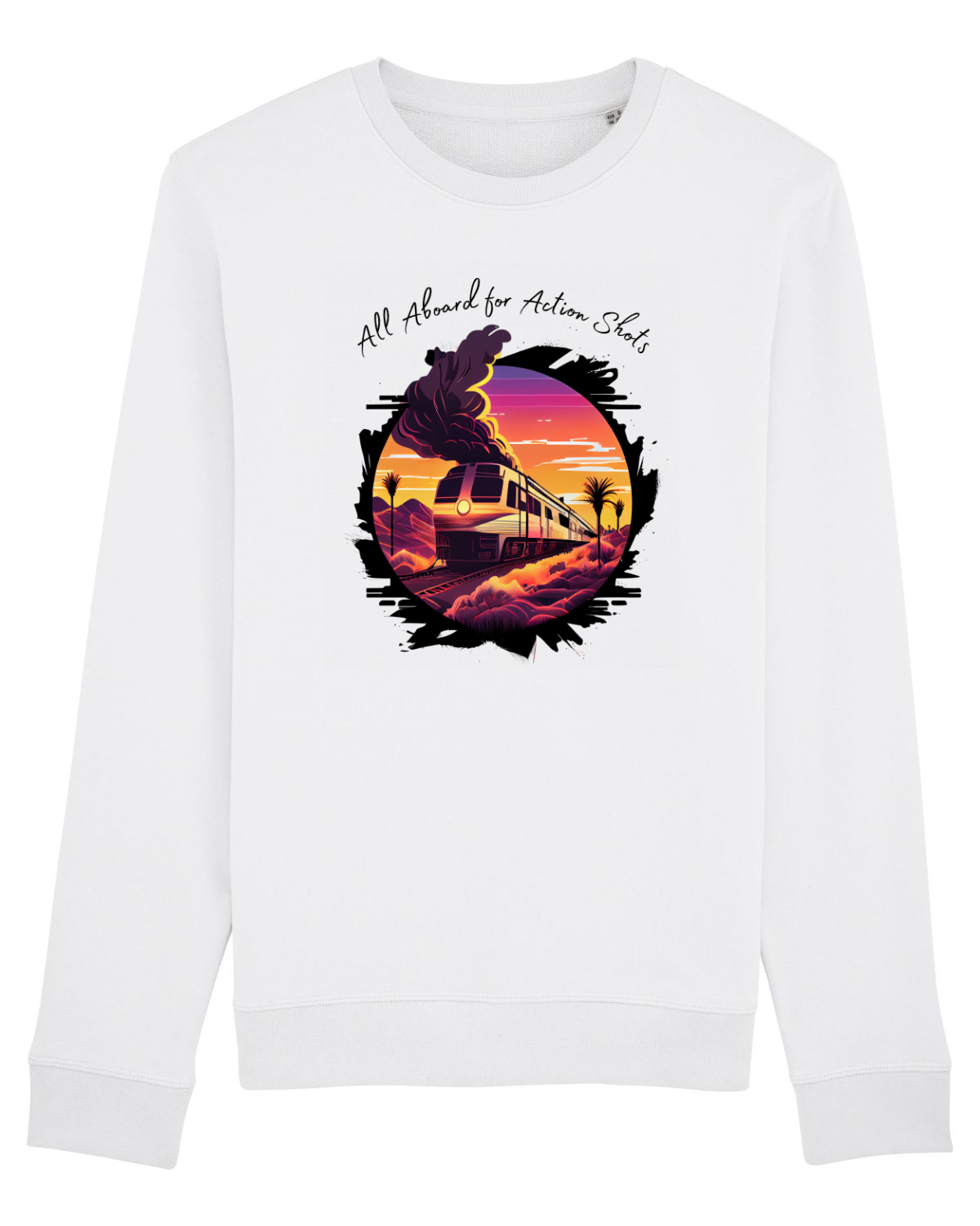 Bluză mânecă lungă Unisex Rise White