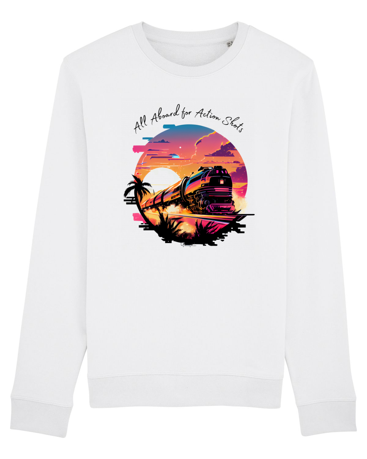 Bluză mânecă lungă Unisex Rise White