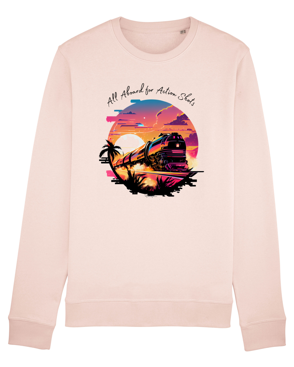 Bluză mânecă lungă Unisex Rise Candy Pink