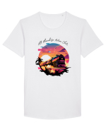 ALL ABORD - V3 Tricou mânecă scurtă guler larg Bărbat Skater