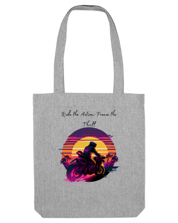 RIDE THE ACTION - V1 Heather Grey