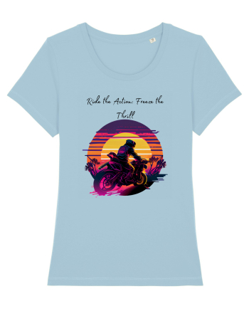RIDE THE ACTION - V1 Sky Blue