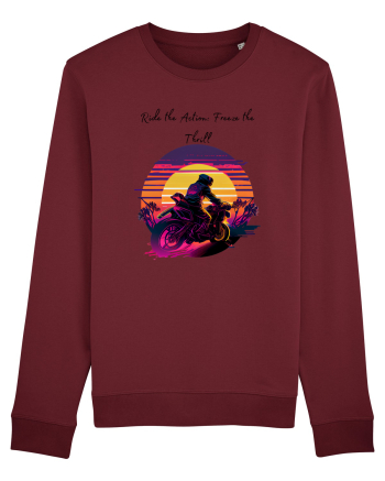 RIDE THE ACTION - V1 Burgundy