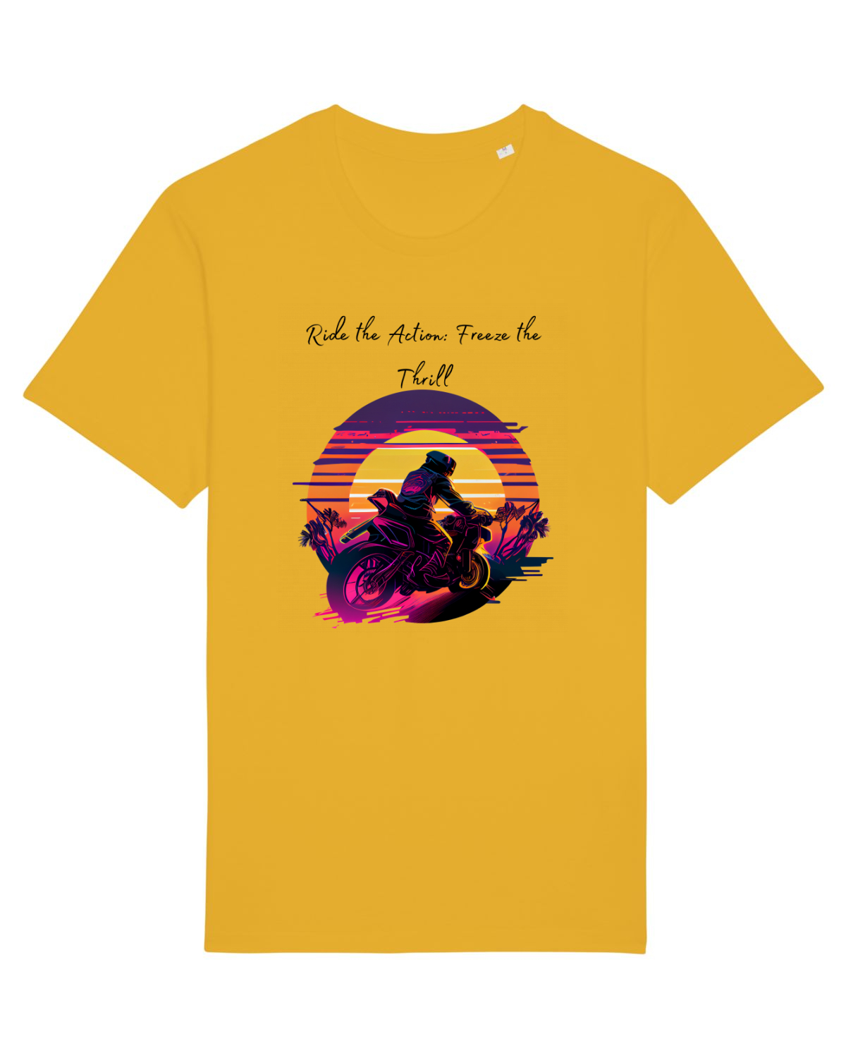 Tricou mânecă scurtă Unisex Rocker Spectra Yellow
