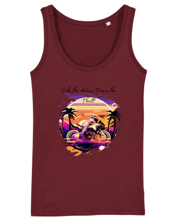 RIDE THE ACTION - V2 Burgundy