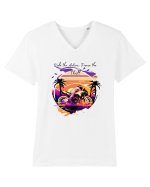 RIDE THE ACTION - V2 Tricou mânecă scurtă guler V Bărbat Presenter