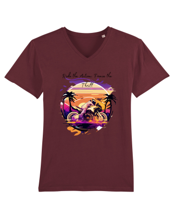 RIDE THE ACTION - V2 Burgundy