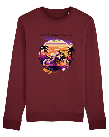 RIDE THE ACTION - V2 Burgundy