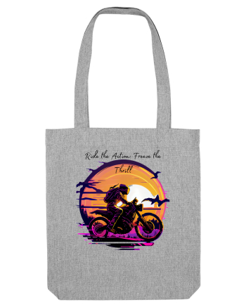 RIDE THE ACTION - V3 Heather Grey
