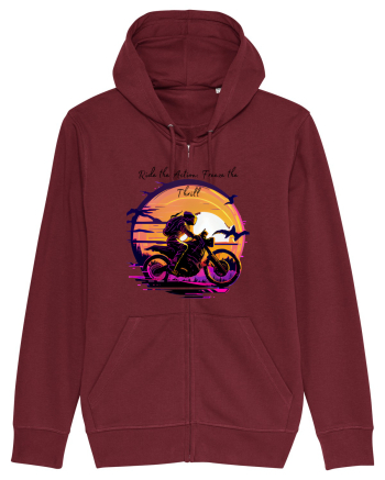 RIDE THE ACTION - V3 Burgundy