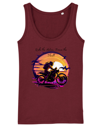 RIDE THE ACTION - V3 Burgundy