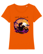 RIDE THE ACTION - V3 Tricou mânecă scurtă guler larg fitted Damă Expresser