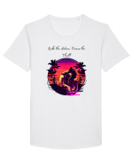 RIDE THE ACTION - V4 Tricou mânecă scurtă guler larg Bărbat Skater