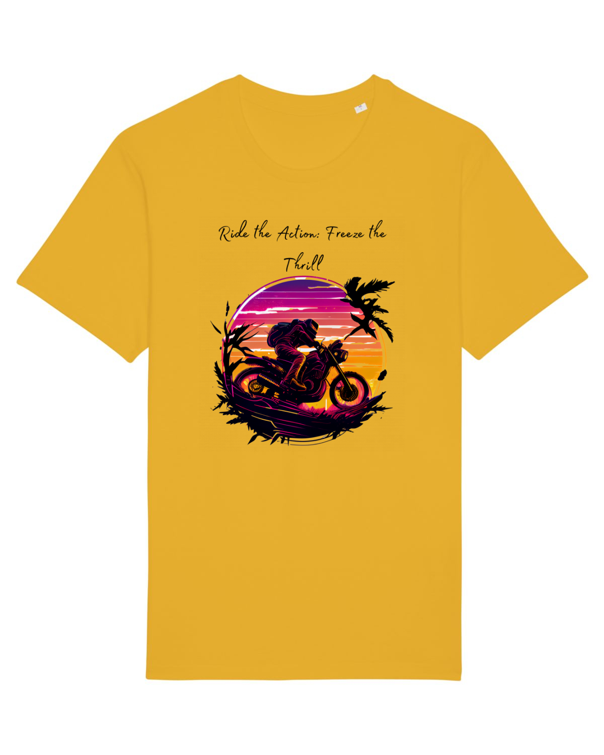 Tricou mânecă scurtă Unisex Rocker Spectra Yellow