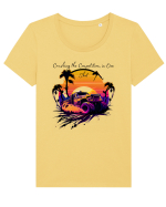 MONSTERTRUCK - V1 Tricou mânecă scurtă guler larg fitted Damă Expresser