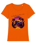 MONSTERTRUCK - V2 Tricou mânecă scurtă guler larg fitted Damă Expresser