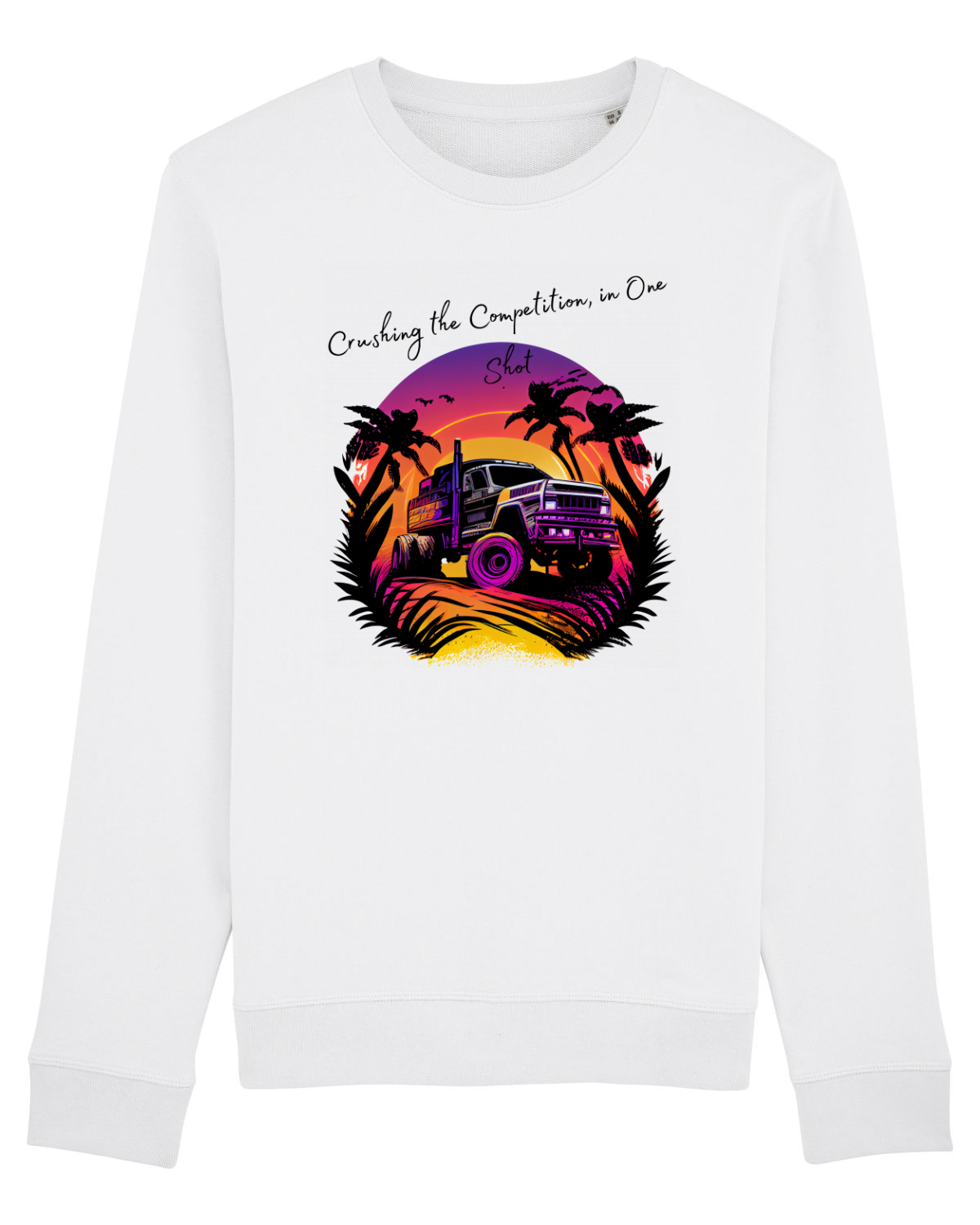 Bluză mânecă lungă Unisex Rise White