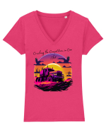 MONSTERTRUCK - V3 Tricou mânecă scurtă guler V Damă Evoker