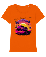MONSTERTRUCK - V3 Tricou mânecă scurtă guler larg fitted Damă Expresser