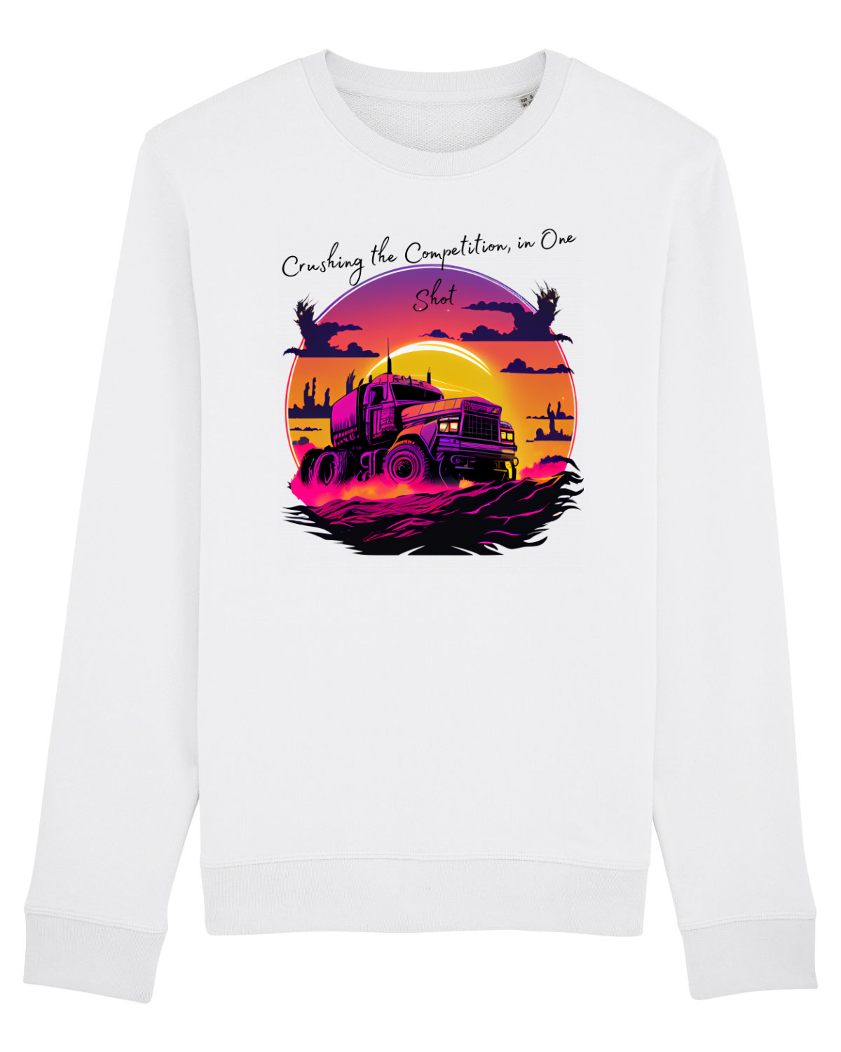 Bluză mânecă lungă Unisex Rise White
