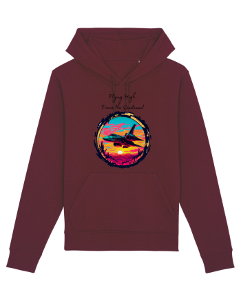 FLYING HIGH Burgundy