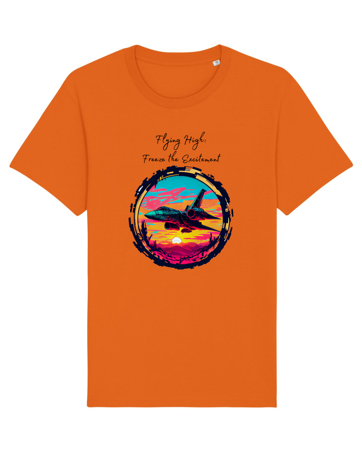 Tricou mânecă scurtă Unisex Rocker Bright Orange