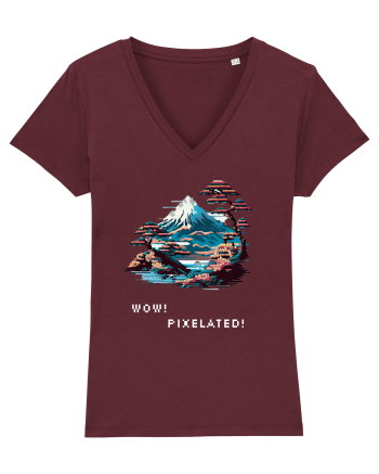 PIXELATED - V1 Burgundy