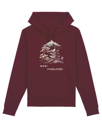PIXELATED - V2 Burgundy