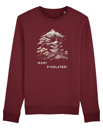PIXELATED - V2 Burgundy