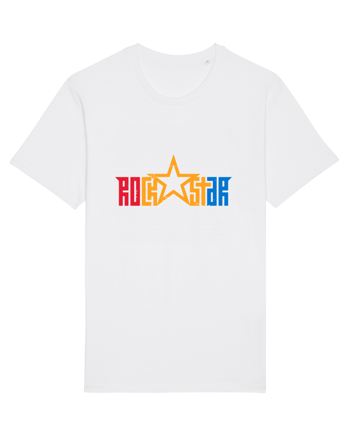 Tricou mânecă scurtă Unisex Rocker White