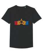 ROCK STAR Tricou mânecă scurtă guler larg Bărbat Skater