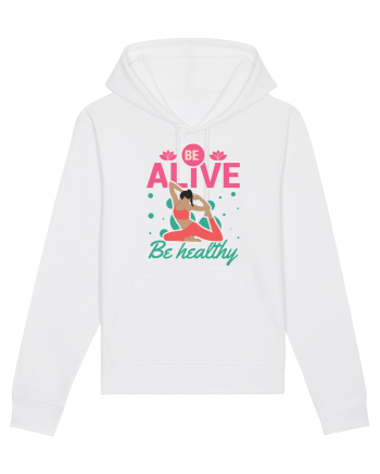 Be Alive be Healthy White