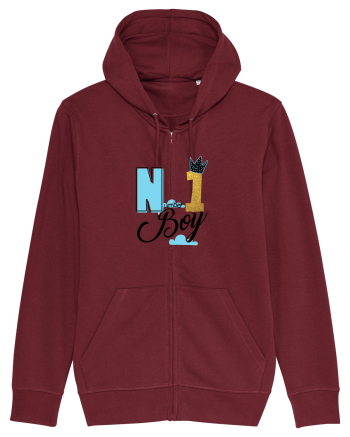 No 1 BOY Burgundy
