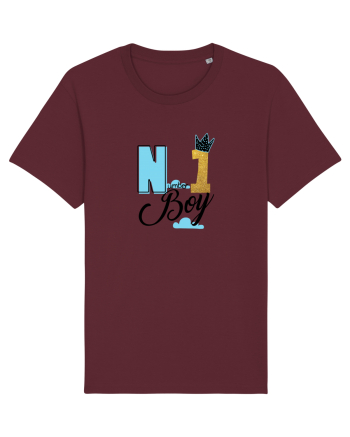 No 1 BOY Burgundy
