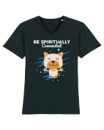 Be Spiritually Connected Tricou mânecă scurtă guler V Bărbat Presenter