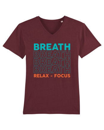 Breath Relax Focus Burgundy