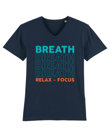 Breath Relax Focus French Navy