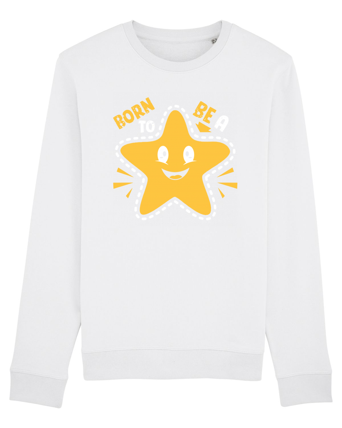 Bluză mânecă lungă Unisex Rise White