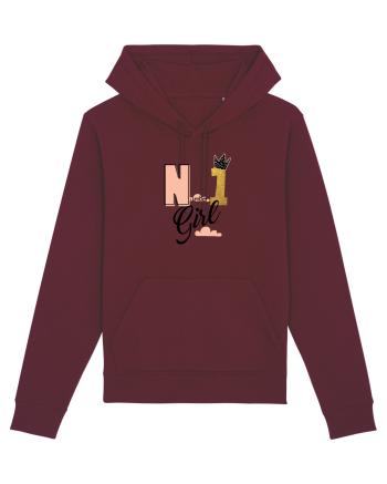 No 1 Girl Burgundy