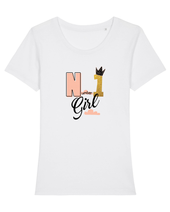 No 1 Girl White