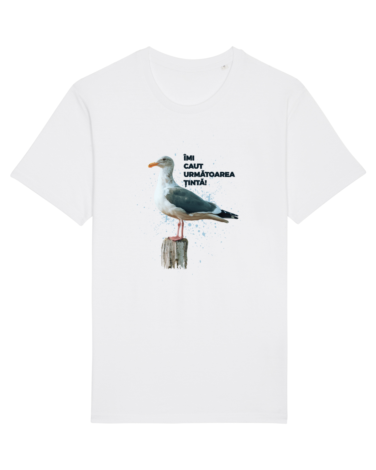 Tricou mânecă scurtă Unisex Rocker White