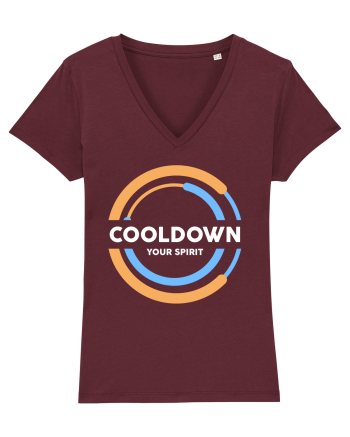 Cooldown Your Spirit Burgundy