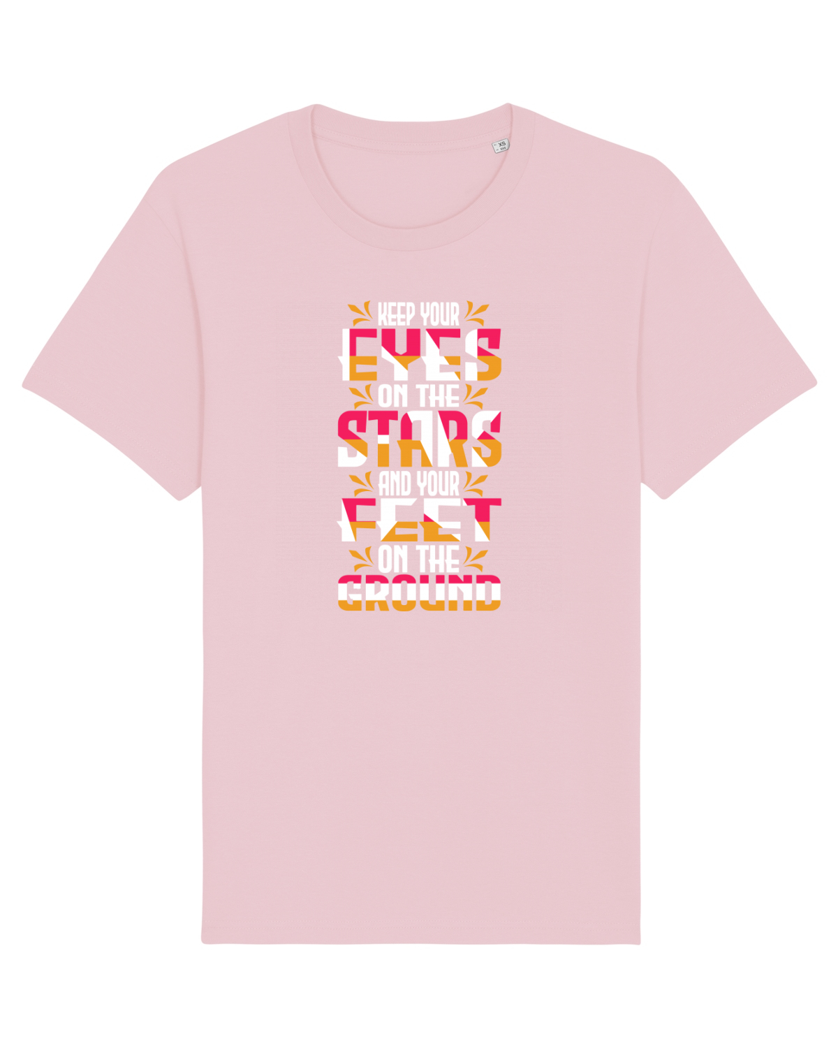 Tricou mânecă scurtă Unisex Rocker Cotton Pink