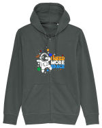 SPACE Hanorac cu fermoar Unisex Connector