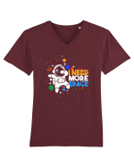 SPACE Tricou mânecă scurtă guler V Bărbat Presenter