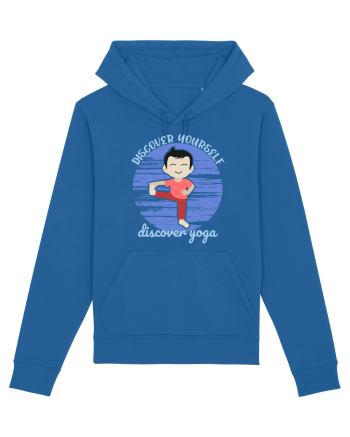 Discover Yourself Discover Yoga Royal Blue