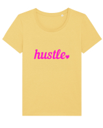 HUSTLE Tricou mânecă scurtă guler larg fitted Damă Expresser